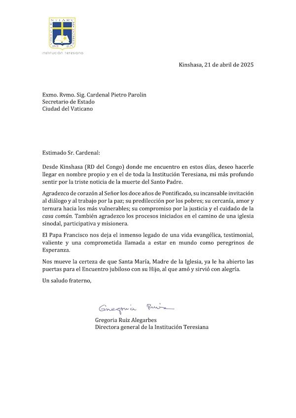 2025 04 21 Exmo. Rvmo. Sr. Cardenal Pietro Parolin